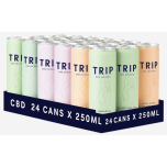 TRIP CBD Sparkling Mixed Drink – Variety Pack – 24 x 250ml – Vegan, Low Calorie, No Added Sugar