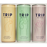 TRIP CBD Sparkling Mixed Drink – Variety Pack – 24 x 250ml – Vegan, Low Calorie, No Added Sugar