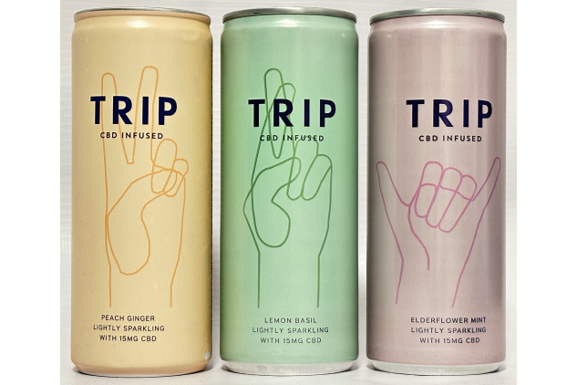 TRIP CBD Sparkling Mixed Drink – Variety Pack – 24 x 250ml – Vegan, Low Calorie, No Added Sugar