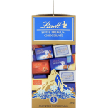 Lindt Swiss Assorted Napolitains Gift Box 700g – Premium Milk, Dark & White Mini Chocolates (107 Pieces)