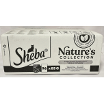 Sheba Nature’s Collection Wet Cat Food Pouches – Mixed Selection in Gravy – 96 x 85g