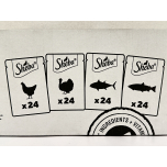 Sheba Nature’s Collection Wet Cat Food Pouches – Mixed Selection in Gravy – 96 x 85g