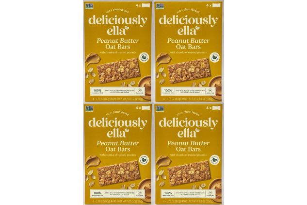 Deliciously Ella Peanut Butter Oat Bars – Gluten Free & Vegan – 16 x 50g