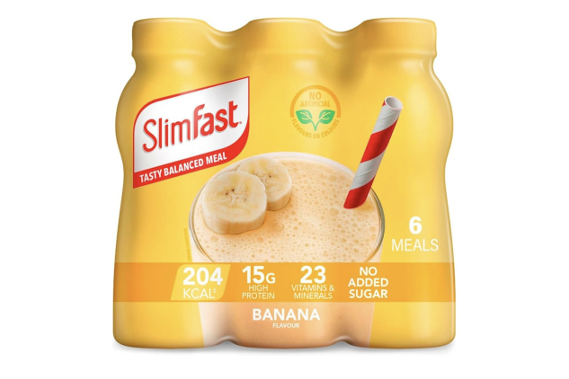 SlimFast Ready To Drink Shake Banana Flavour 6 X 325ml