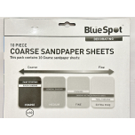 Blue Spot Tools 19855 Coarse Sandpaper, Black, 230 x 280 mm