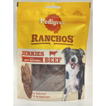 Pedigree Ranchos Jerkies Dog Treats with Beef – 7 × 70 g | 100% Natural Beef, Grain-Free & High Protein