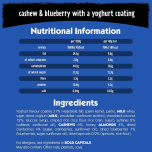Eat Natural Cashew & Blueberry Bars with Yoghurt Coating – 12 x 40 g – Gluten Free Fruit & Nut Snack Bars