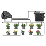 Solar Irrigation System Kit with 9 Timing Modes – Automatic Drip Watering with Bucket & Pots for Garden, Balcony & Greenhouse