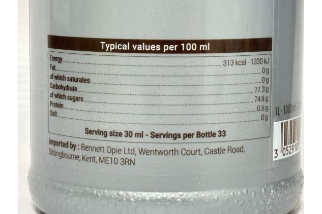 Monin Peach Fruit Mix Puree 4 x 1L – 50% Real Peach, Vegan, Natural Flavours, Cocktail & Smoothie Mix