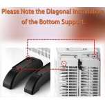 Convector Radiator Heater 2000W – Adjustable Thermostat, Wall & Floor Mount, White | SEE DESCRIPTION