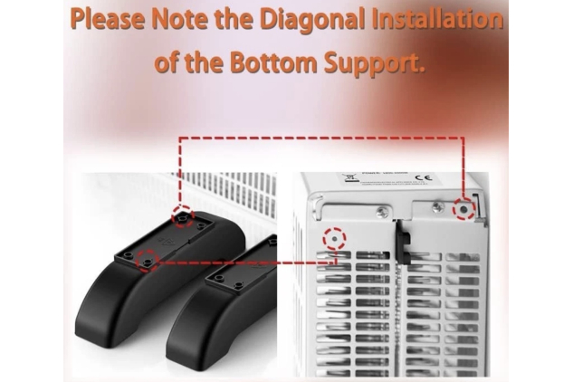 Convector Radiator Heater 2000W – Adjustable Thermostat, Wall & Floor Mount, White | SEE DESCRIPTION