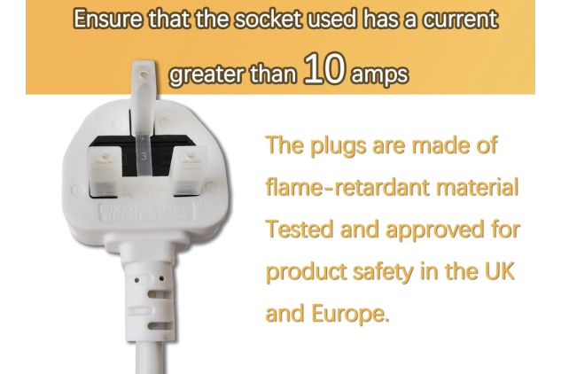 Convector Radiator Heater 2000W – Adjustable Thermostat, Wall & Floor Mount, White | SEE DESCRIPTION