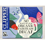 Clipper Decaf Tea Bags 80 Pack – Organic Fairtrade Black Tea | Biodegradable Bags