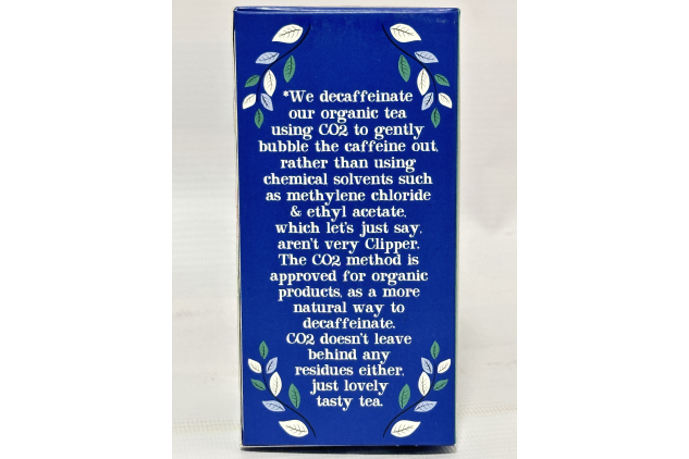 Clipper Decaf Tea Bags 80 Pack – Organic Fairtrade Black Tea | Biodegradable Bags