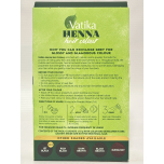 Vatika Henna Hair Colour Natural Brown 6 x 10g | 100% Ammonia Free | Herbal Hair Dye | Long-Lasting Shine & Grey Coverage