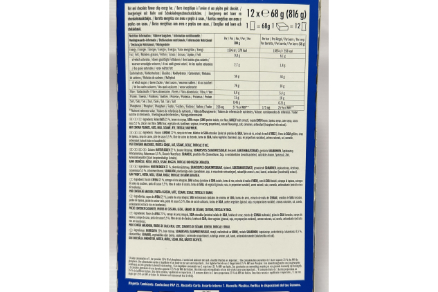 CLIF BAR Energy Bars – Chocolate Chip – 24 x 68g (2 x 12 Pack) | Plant Based Protein Snack