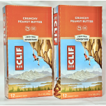 CLIF BAR Crunchy Peanut Butter – Plant Based Protein Snack – 24 x 68g (2 Boxes)