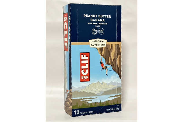 CLIF BAR Energy Bars – Peanut Butter Banana with Dark Chocolate – Plant Based Protein – 24 x 68g (2 Boxes)