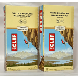 CLIF BAR Energy Bars – White Chocolate Macadamia Nut – Plant Based Protein – 24 x 68g (2 Boxes)