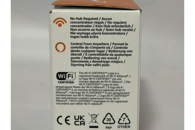 Smart Light Switch 2-Way Wi-Fi Control, Works with Alexa, No Hub Needed, White