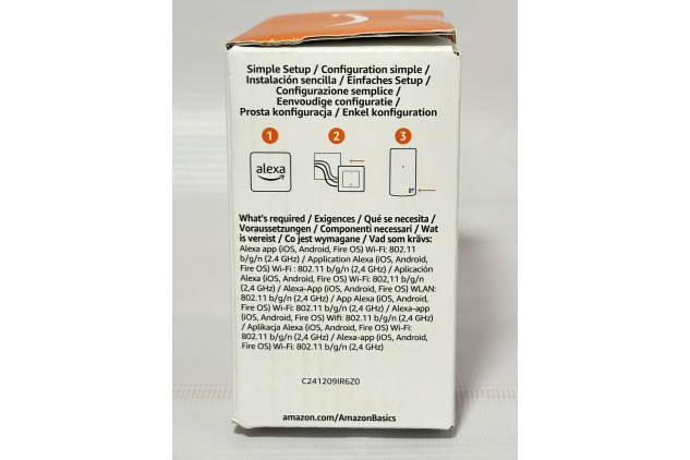 Smart Light Switch 2-Way Wi-Fi Control, Works with Alexa, No Hub Needed, White