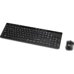 Wireless Keyboard & Mouse Combo (Spanish Layout) – Full Size 2.4GHz USB Set, Black | SEE DESCRIPTION