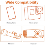 Aluminium Tripod for Smartphone & Camera – 3-Axis Rotation, Carry Bag | 127cm / 50 inch