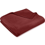 Velvet Plush Throw Blanket – Ultra-Soft Microplush, Warm & Durable | 168 x 229 cm, Burgundy