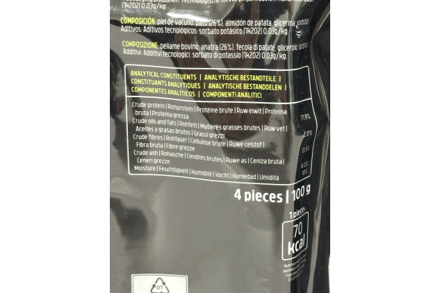 Rosewood Chewy Sticks for Dogs – With Real Duck | Medium Size | Grain-Free, High-Protein Treats (4 Pieces, 100g)