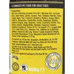 AATU 90/10 Wet Dog Food – Pork & Wild Boar | Grain-Free, Natural High Protein (6 x 400g)