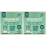 Scrumbles Classic Selection Pâté Wet Cat Food – Natural Grain-Free Recipe | 24 x 80g (2 Packs of 12)