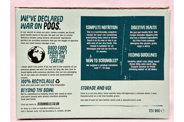 Scrumbles Classic Selection Pâté Wet Cat Food – Natural Grain-Free Recipe | 24 x 80g (2 Packs of 12)