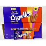 Cadbury Dairy Milk Crispello Chocolate Finger Bars – With Crispy Biscuit Balls – 40 x 13g | Share Box Snack Pack