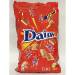 Daim Mini Chocolate Bars – Milk Chocolate with Crunchy Almond Caramel Centre – 460g Bag (Approx. 60 Pieces, Individually Wrapped)