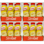 SlimFast Ready To Drink Shake – Banana Flavour Meal Replacement – 24 × 325 ml Bulk Pack