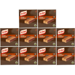SlimFast Double Chocolate Flavour Snack Bars | Low Calorie Snack Bars Under 100 Kcal | 60 x 25g (10 Packs of 6 Bars)