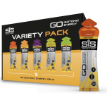 Science in Sport (SiS) GO Isotonic Energy Gel Variety Pack – 5 Flavours – Running, Cycling & Endurance Sports – 5 x 60 ml
