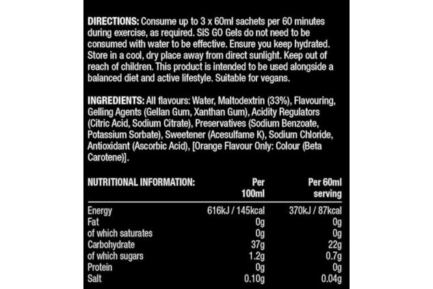Science in Sport (SiS) GO Isotonic Energy Gel Variety Pack – 5 Flavours – Running, Cycling & Endurance Sports – 5 x 60 ml