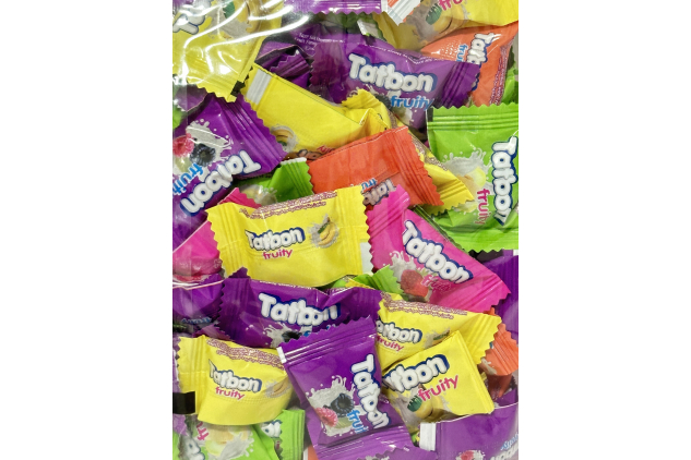 Fruit Hard Candy With Smooth Filling – 1kg Bulk Bag | Assorted Milky Fruit Flavoured Filled Sweets | Individually Wrapped | Halal