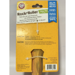 Arm & Hammer Rock-N-Roller Stuffable Dental Chew Toy for Dogs | Natural Rubber | Treat Dispenser | Cleans Teeth & Reduces Plaque