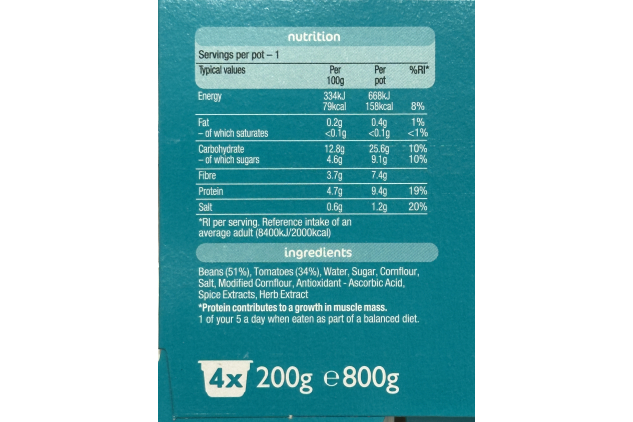 Heinz Beanz Snap Pots – 6 Packs of 4 (24 x 200g) | Past BBE