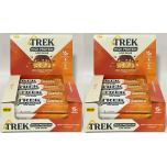 TREK High Protein Low Sugar Choc Peanut Butter Bars | 24 x 55g | Plant-Based Protein | High Fibre | Natural Ingredients