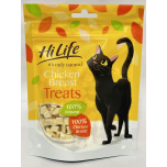 HiLife It’s Only Natural Chicken Breast Cat Treats | 8 x 30g | 100% Chicken | Grain-Free | Freeze-Dried