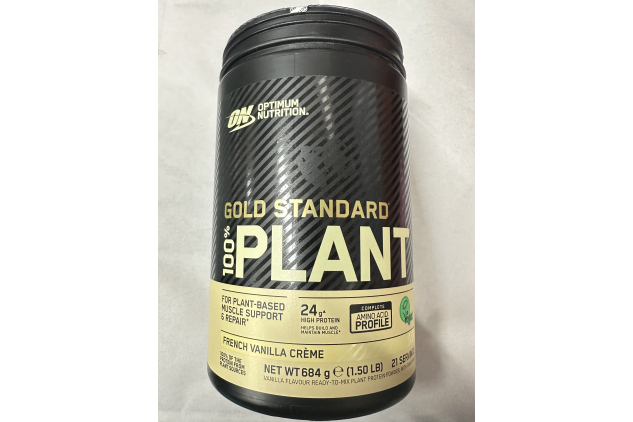 Optimum Nutrition Gold Standard Plant Protein 684g Vanilla Vegan 21 Servings 24g MISSING LID