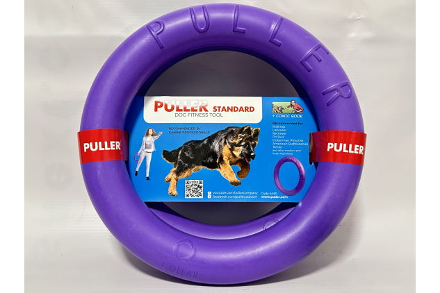 PULLER Standard Interactive Dog Fitness Tool Set – 2 Rings (Purple)