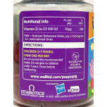Wellkid Peppa Pig Vitamin D Soft Jellies – 30 Strawberry Flavour Gummies (3–7 Years)