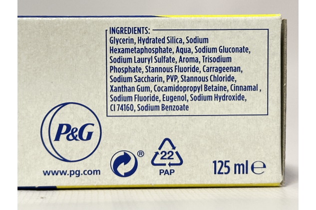Oral-B Pro-Expert Professional Protection Toothpaste | Clean Mint | 4 x 125ml Mega Pack