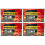 Twinings Assam Black Tea – 80 Teabags (4 x 20 Envelopes) | Strong & Malty