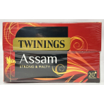 Twinings Assam Black Tea – 80 Teabags (4 x 20 Envelopes) | Strong & Malty
