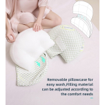 Pregnancy Pillow for Pregnant Women | Adjustable Maternity Support Cushion | Back, Belly, and Hip Relief | Removable Cover